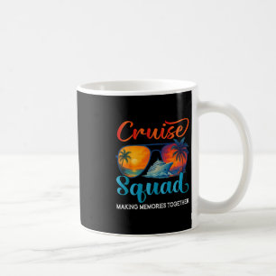 Taza De Café Grupo de Crucero 2025 Amigos Familia Vacaciones Co