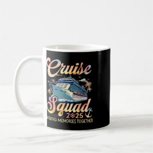Taza De Café Grupo de Crucero Familiar 2025 Coincidencia de Vac