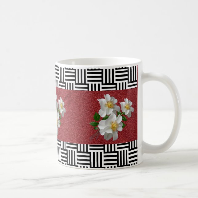 Taza De Café Grupo de flores (Derecha)