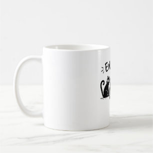 Taza De Café Grupo de gatos divertidos Diseño de felino lindo