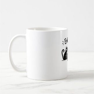 Taza De Café Grupo de gatos divertidos Diseño de felino lindo