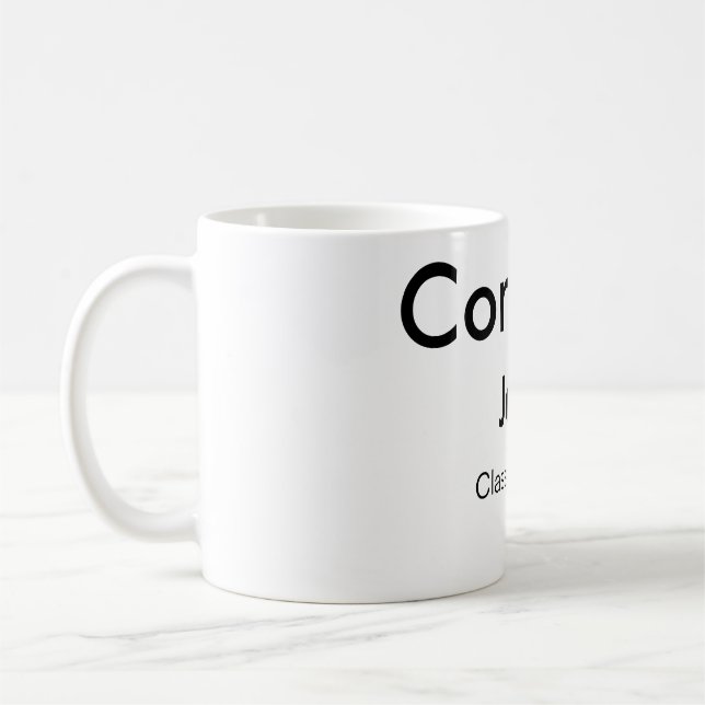 Taza De Café grupo de graduados agregar nombre congrats fecha a (Izquierda)