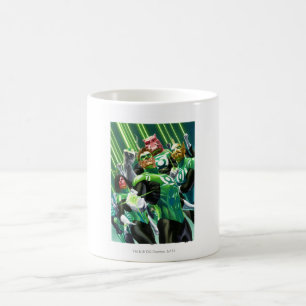 Taza De Café Grupo de linternas verdes