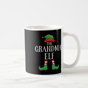 Taza De Café Grupo de Matanza de la Abuela Elf Navidad Familia