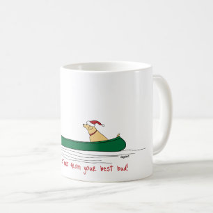 Taza De Café Grupo de Navidades de canoa