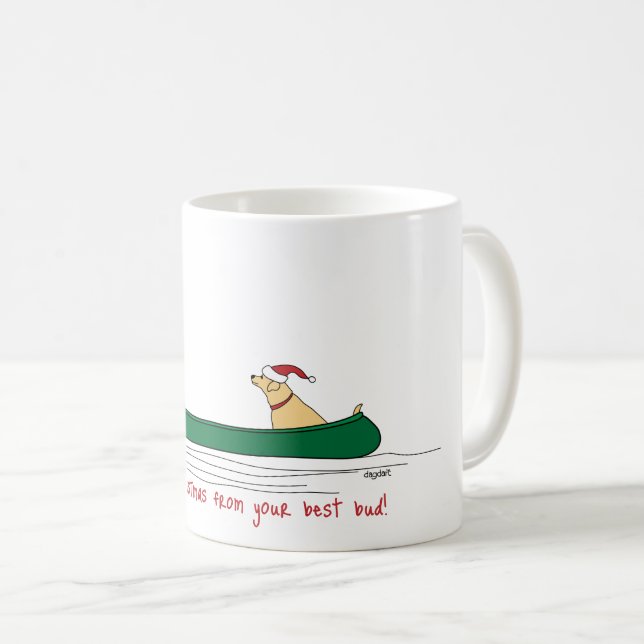 Taza De Café Grupo de Navidades de canoa (Anverso derecho)