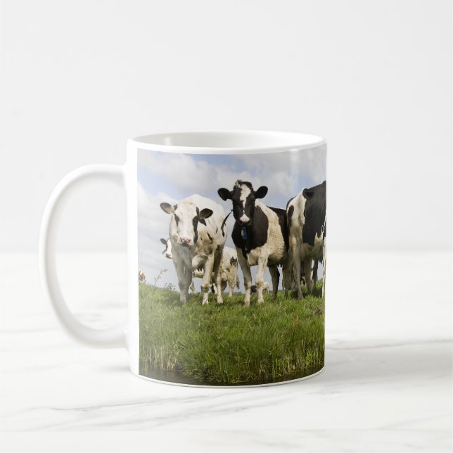 Taza De Café Grupo de vacas frisias (Izquierda)