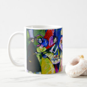 Taza De Café Grupo en Crinolinas por Wassily Kandinsky
