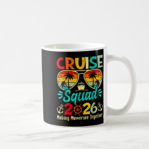 Taza De Café Grupo familiar de la tripulación 2026 Verano coinc