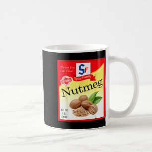Taza De Café Grupos de Nuez Moscada Disfraz Divertido Familia P