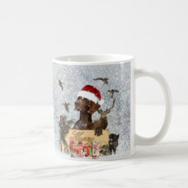 Taza De Café Gsp, navidades de perros