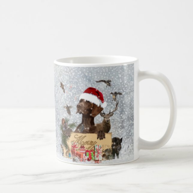 Taza De Café Gsp, navidades de perros (Derecha)