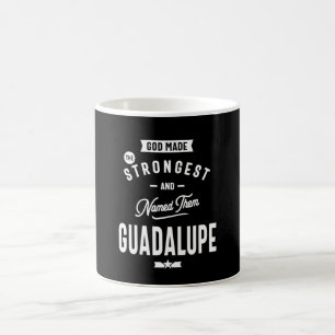 Taza De Café Guadalupe Nombre personalizado Regalo de cumpleaño