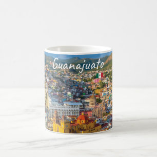 Taza De Café Guanajuato, México - Paisaje Urbano Colorido