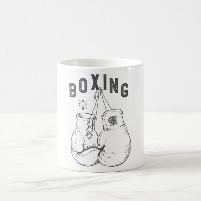 Taza De Café Guantes de boxeo (Centro)