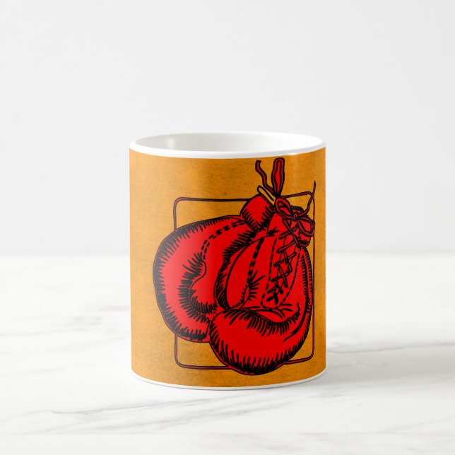 Taza De Café Guantes de boxeo (Centro)