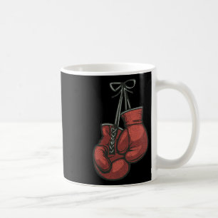 Taza De Café Guantes De Boxeo De Amor Regalo De Boxer Rojo Retr