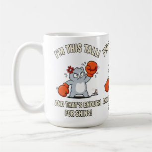 Taza De Café Guantes de Boxeo de Gato Pequeño Divertidos Espini