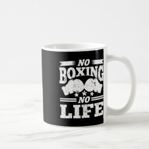Taza De Café Guantes de boxeo No Boxing No Life Guantes de boxe