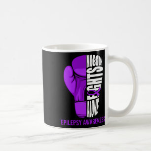 Taza De Café Guantes de boxeo que nadie lucha solo contra el cá