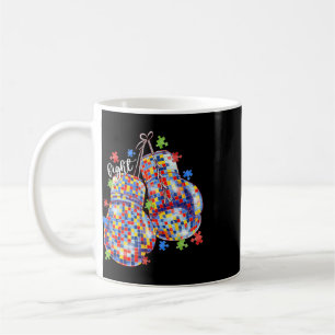 Taza De Café Guantes de Boxeo Rompecabezas de Conciencia del Au