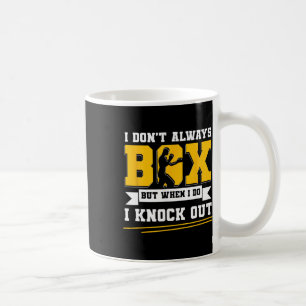 Taza De Café Guantes G de boxeo de sombra, kickboxing, boxeador