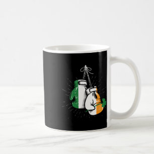 Taza De Café Guantes irlandeses de boxeo Shamrock - Boxer