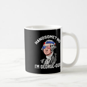 Taza De Café Guapo No George Washington 1776 Gracioso 4º De Ju