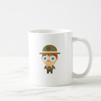 Taza De Café Guarda del parque - mi parque de la protección