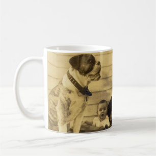 Taza De Café Guarda el pitbull en los años 20