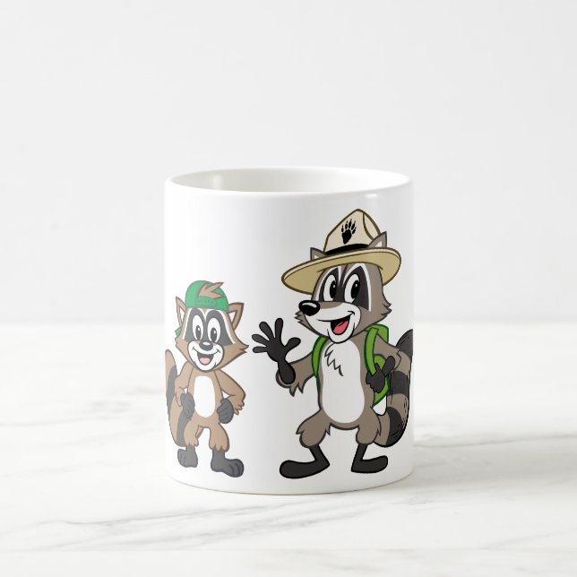 Taza De Café Guardabosques Rick y Ricky de Rick el | del (Centro)