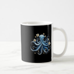 Taza De Café Guardar Kraken Blue Octopus Squid Sea Live Save Oc