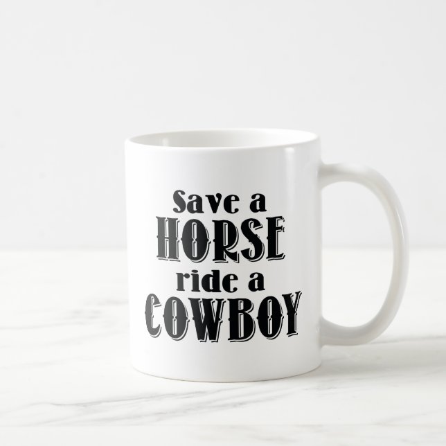 Taza De Café Guardar un caballo (Derecha)