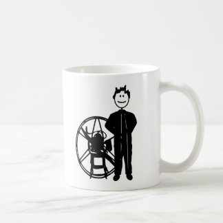 Taza De Café Guarde al piloto del paramotor del flyin