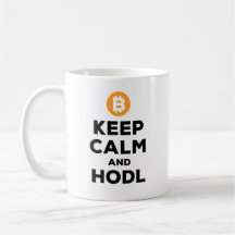 Guarde el bitcoin de la calma y del hodl