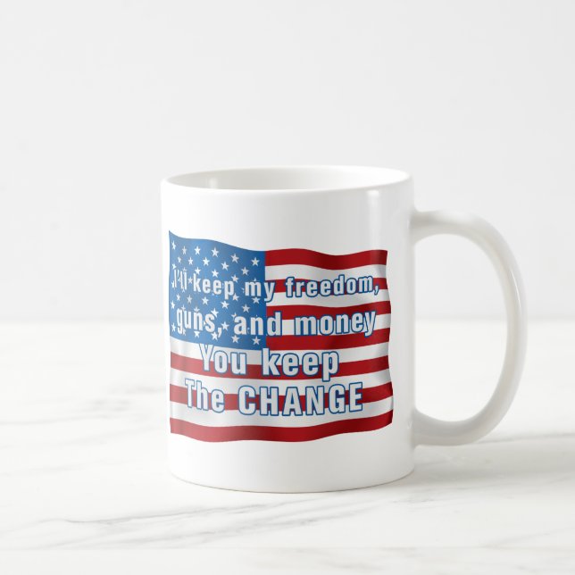 Taza De Café Guarde el cambio (Derecha)