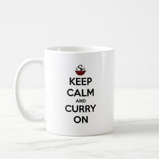 Taza De Café guarde el curry tranquilo encendido