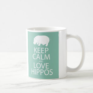 Taza De Café Guarde el Hippopotamus de la impresión de los