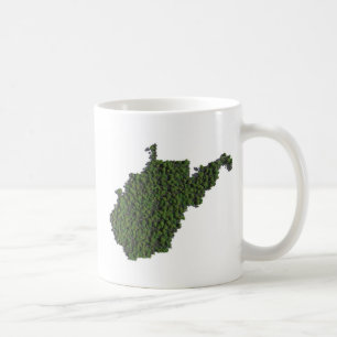 Taza De Café Guarde el verde de Virginia Occidental