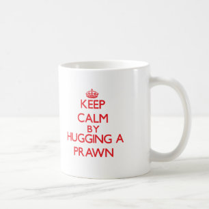 Taza De Café Guarde la calma abrazando una gamba