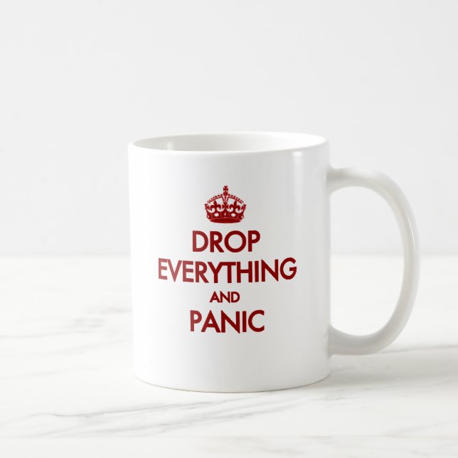 Taza De Café ¿Guarde la calma? ¡Pfft! (Derecha)