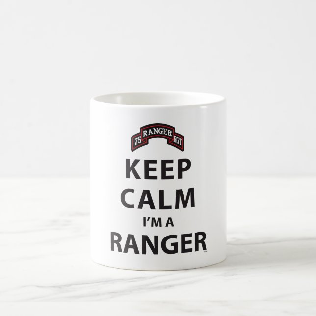 Taza De Café GUARDE LA CALMA que soy GUARDABOSQUES (Centro)