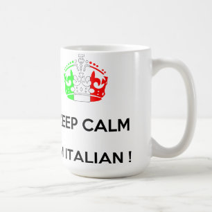 Taza De Café ¡GUARDE LA CALMA que soy ITALIANO!!!!