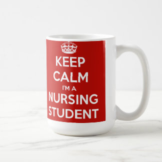 Taza De Café Guarde la calma que soy un estudiante de la