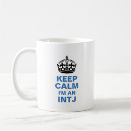 Taza De Café Guarde la calma que soy Un INTJ