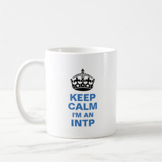 Taza De Café Guarde la calma que soy Un INTP