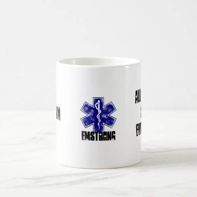 Taza De Café Guarde la calma todas las paradas de la sangría (Centro)