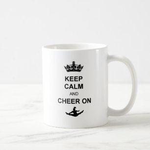 Taza De Café Guarde la calma y anímela encendido