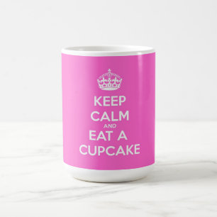 Taza De Café Guarde la calma y coma una magdalena
