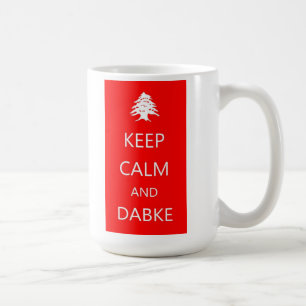 Taza De Café GUARDE LA CALMA y DABKE